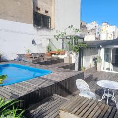 SanTelmo Casona Única 4Pisos Full Terraza Piscina Quincho Parrilla Ascensor 2Jacuzzis Sauna 7Dorm 6Baños