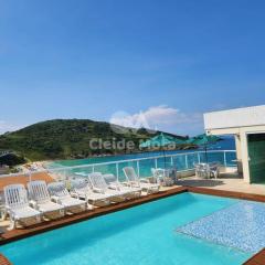 Frente Mar! 3 Quartos com Ar, 2 Vagas e Lazer Incrível com Piscina e Churrasqueira