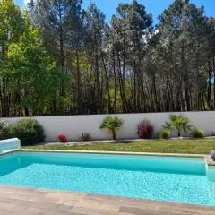 Chambre au calme océan lac foret avec piscine au sel et spa