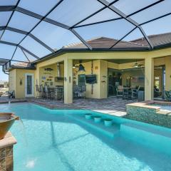 Cape Coral Home on Lake with Heated Pool and Hot Tub!