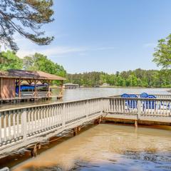 Milledgeville Home with Game Room and Private Dock!