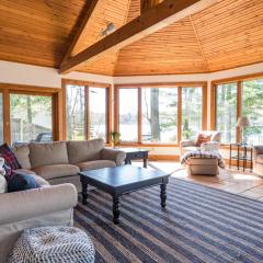 Blueberry Pines - Fabulous cottage in a wooded setting with views of North Lake