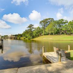 Waterfront Ocean Springs Retreat Lanai and Hot Tub!