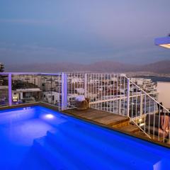 Mountain And Sea View - Penthouse with private pool
