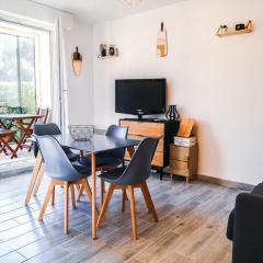 Le Superbe, F2 en rez-de-jardin, proche mer