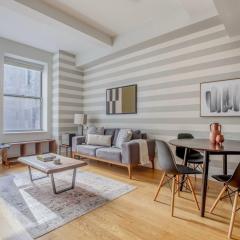 FiDi 1BR w luxury Gym Doorman Rooftop NYC-13