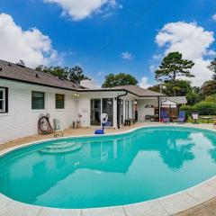Poolside Bungalow with Fire Pit Fun and King Suite