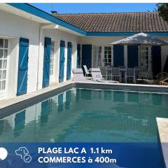 *Villa Catalpas* Landaise, rénovée avec piscine