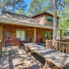 Cozy Oden Oasis with On-Site Fishing Creek and Deck!