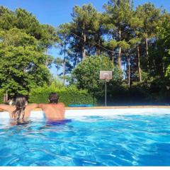 Grande Maison Familiale entre lac et océan