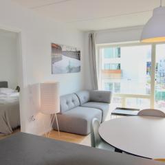Great 2-bed wprivate balcony by Odense Harbour