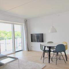 Great 1-bed w balcony by Odense Harbour