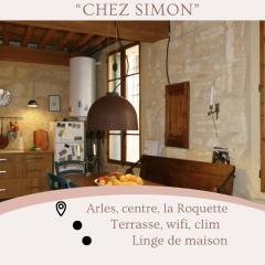 "Chez Simon" Terrasse Arles Roquette