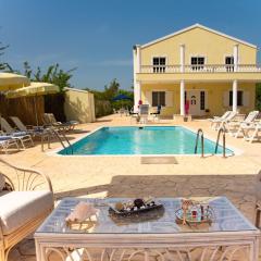 Holiday Villa Martini with pool, in Ermones Beach, Vatos, Corfu