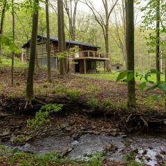 Secluded Naples Cabin with Deck and Stream Views