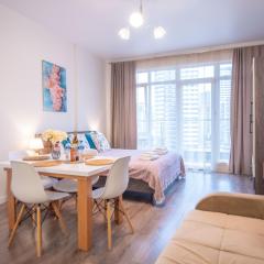 GG Home - new, cozy studio in White Sails with sea view on 9th floor