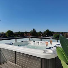 Penthouse mit Whirlpool im Herzen von Niedersachsen