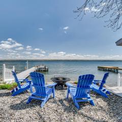 Waterfront Romulus Getaway with Private Dock!