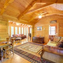 Secluded Marion Cabin with Private Hot Tub and Grill