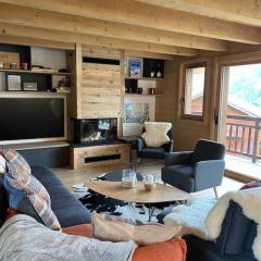 Chalet familial vue MontBlanc