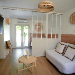 La paillotte - Studio terrasse proche tram