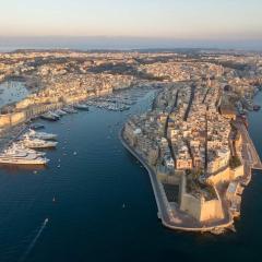A Charming Townhouse in Senglea Overlooking Valletta's Grand Harbour