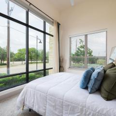 Luxury Apartment with floor to ceiling windows in DFW