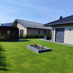 Ferienhaus Devilina mit Sauna am Harkebrügger See