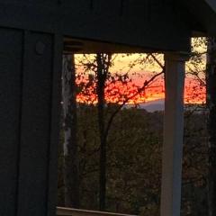 A beautiful sunset cottage