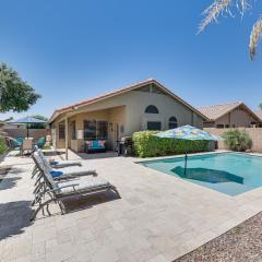 Sunny Maricopa Getaway with Private Pool and Fire Pit!