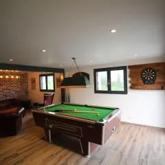 A 800 m de la plage, app 6 pers avec billard