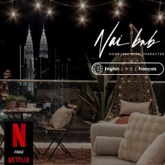 Soothing Neutrals Indulge comfort with KLCC night skies