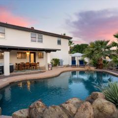 Game Room Resort Pool HotTub Modern Desert Oasis