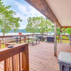 Lakefront Jay Cabin with Deck and Incredible Views!