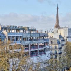 Splendide studio avec belle vue sur la Tour Eiffel