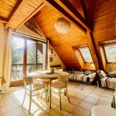 Ski nest with large balcony
