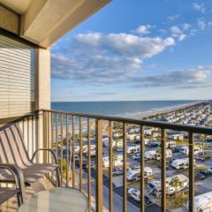 Myrtle Beach Studio with Ocean Views and Pool Access!
