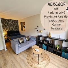 L'ambassadeur - Parking - Calme - 5 min centre Pau