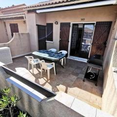 Résidence Grande Bleue - VILLA 3 MEZZANINE PIECES 6 couchages PORT LEUCATE. Réf: 3GB_383 MAE-7101