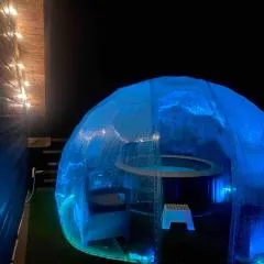 La Bulle / Jacuzzi, dome et terasse à la campagne