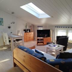 FeWo 8 im 1Stock, Box -Betten, Terrasse mit Strandkorb