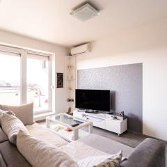 Terrace apartment with a private parking - Brno