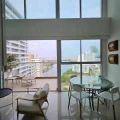 Duplex de Lujo nuevo con vista increible al centro y la playa