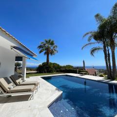 Palm Maresme - Suite with bathroom and living-room and terrasse with ocean views in a private villa