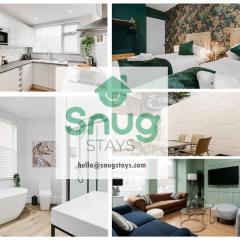 Fairfield house - 4 bedroom, 8 beds, free Wi-Fi, free parking