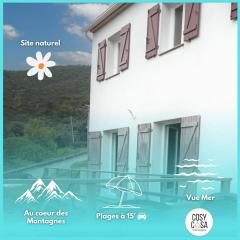 Villa A Funtanella 100m2, paisible, vue mer