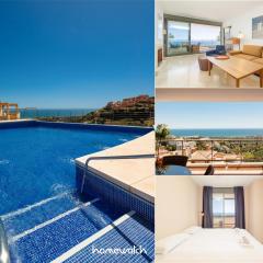 Apartment, with large private glazed terrace and panoramic sea views, in Calahonda, Mijas