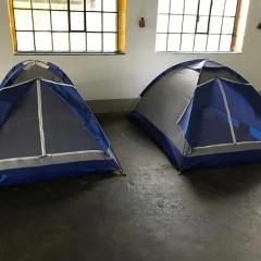 Zelten im vorhandenen Zelt im Loftcamp