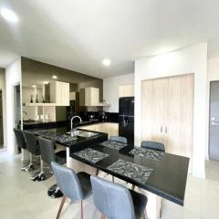 Hermoso apt BBQ AC Arena Mty