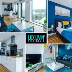 Lux Livin' Apartments - Luxury 2 BED Manchester Apartment with Skyline View & 24 HOUR GYM